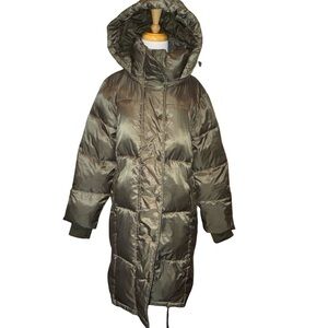 GAP Ultra Insulated Water-Resistant Puffer Jacket – Army Green – Women’s Small